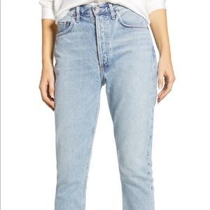 Agolde Riley High Rise Straight Crop